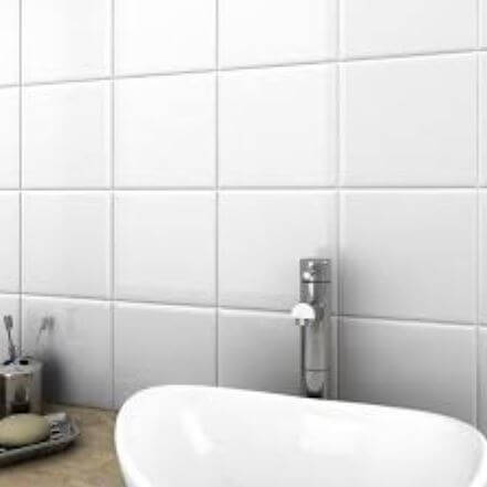 Azulejo Blanco Brillo 15 x 15  cm