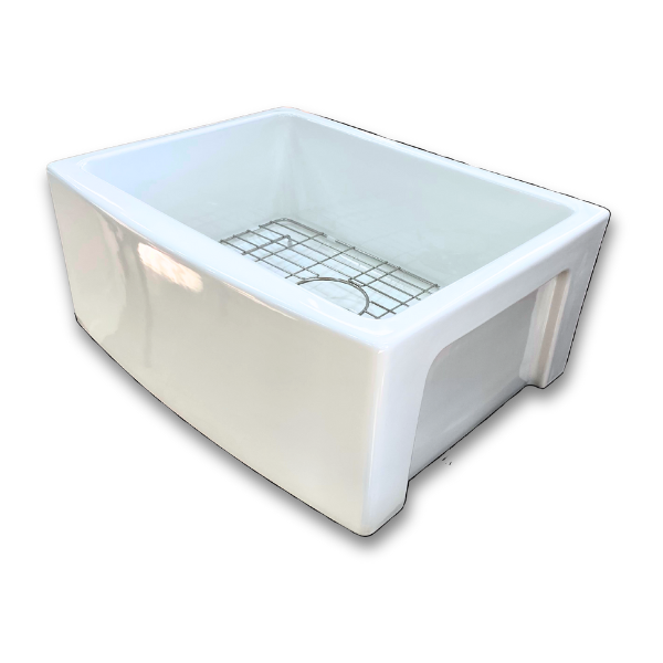 Pileta Simple Loza para Cocina tipo Country