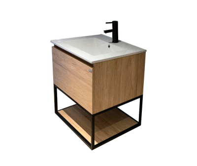Mueble de Baño Roble 60 cm con Mesada