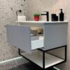 Mueble de Baño Gris 60 cm con Mesada