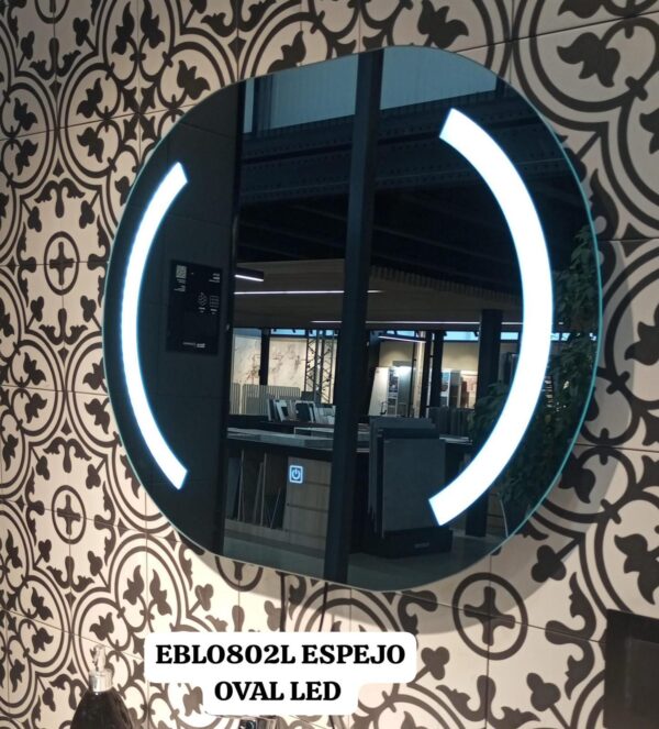 Espejo Oval con Led