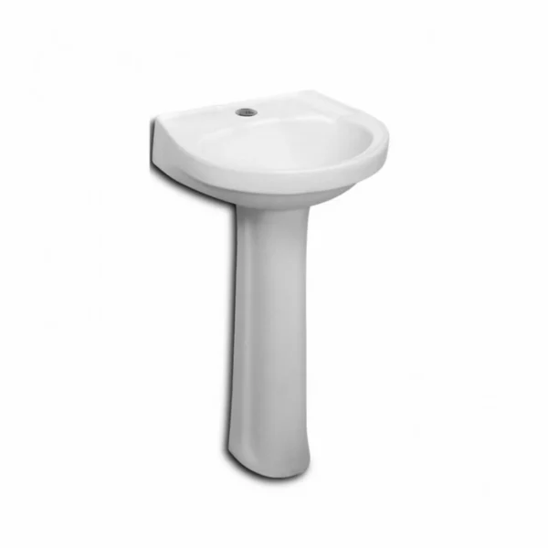 Lavatorio con Pedestal Blanco