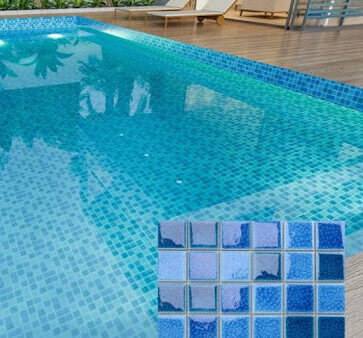 Mosaico para Piscina Combinación de Azules
