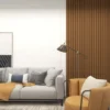 Ranurado Simil Madera Marrón Oscuro