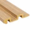 Ranurado Simil Madera Marrón Oscuro