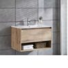 Mueble de Baño Roble Toscana 60 cm con Mesada