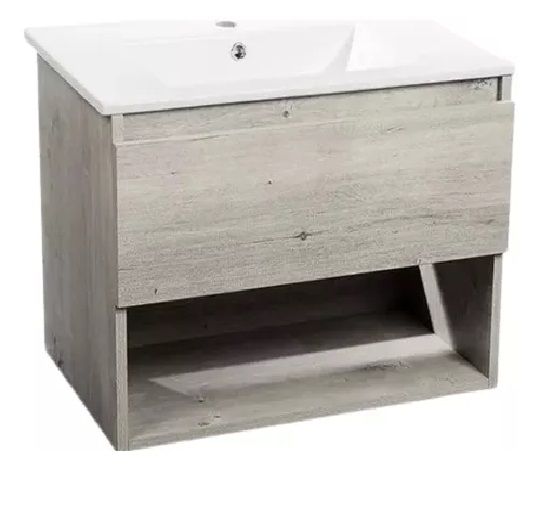 Mueble de Baño Roble Toscana 60 cm con Mesada