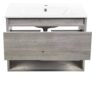 Mueble de Baño Roble Toscana 60 cm con Mesada