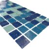 Mosaico para Piscina Combinación de Azules