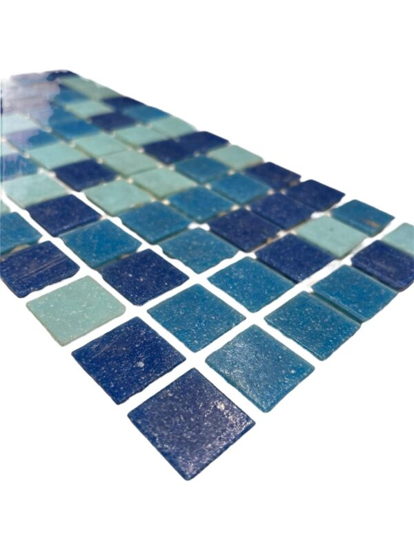 Mosaico para Piscina Combinación de Azules