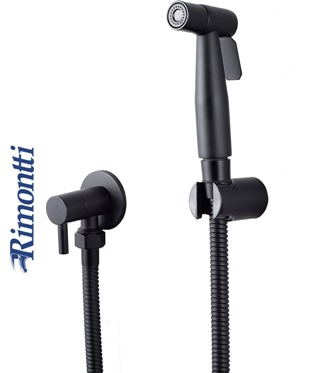 Ducha Higiénica Agua Fria Negro Mate - 51919