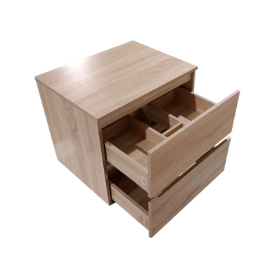 Mueble de Baño Con Tapa+ 2 cajones 60 cm Oak