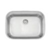 94027/102 – Pileta Simple Rectangular Satinada Tramontina con Válvula