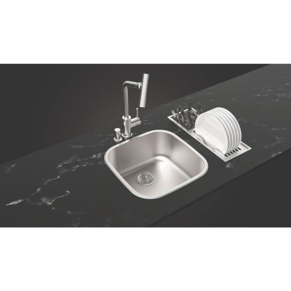 94029/102 – Pileta Simple Cuadrada Tramontina con Válvula
