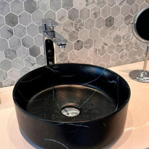 Bacha de apoyo Nero Marquina