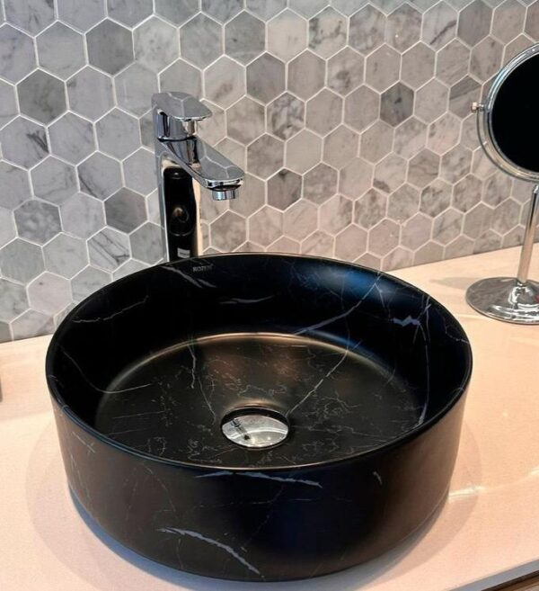 Bacha de apoyo Nero Marquina
