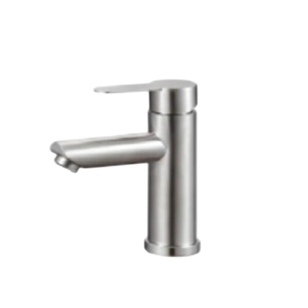 Monocomando Lavatorio Bajo Wabi Inox