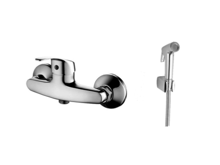 Monocomando Ducha Higiénica c/Gatillo Cromado 15 cm  - 50513B