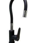 Monocomando Cocina Negro Pico Goma Negro Mate Wico - 51338