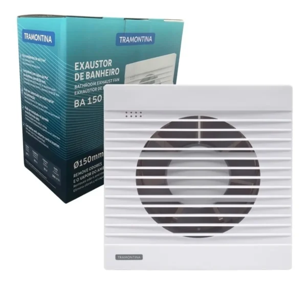 Extractor de Baño Tramotina BA150 – Pared ó Techo