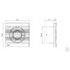 Extractor de Baño Tramotina BA150 – Pared ó Techo