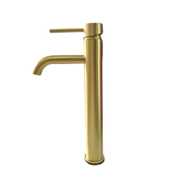 Monocomando Lavatorio Alto Dorado Mate Zoe