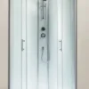 Cabina de ducha 80x80x195 cm Perfiles Blancos