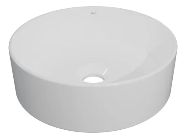 Bacha de Apoyo Redonda Blanca 34 cm