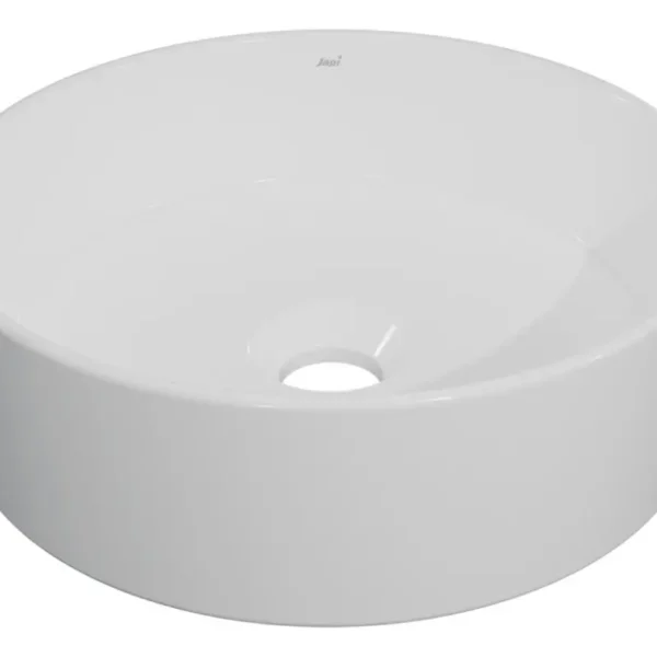 PIAZZA 01 Bacha de Apoyo Redonda Blanca 34 cm