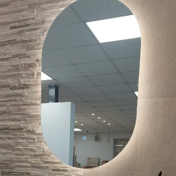 Espejo Oval con Luz Led - 3 tonos