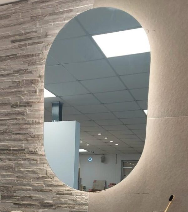 Espejo Oval con Luz Led - 3 tonos