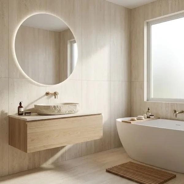 travertino romano 01 Travertino Romano Semigres 45 x 90
