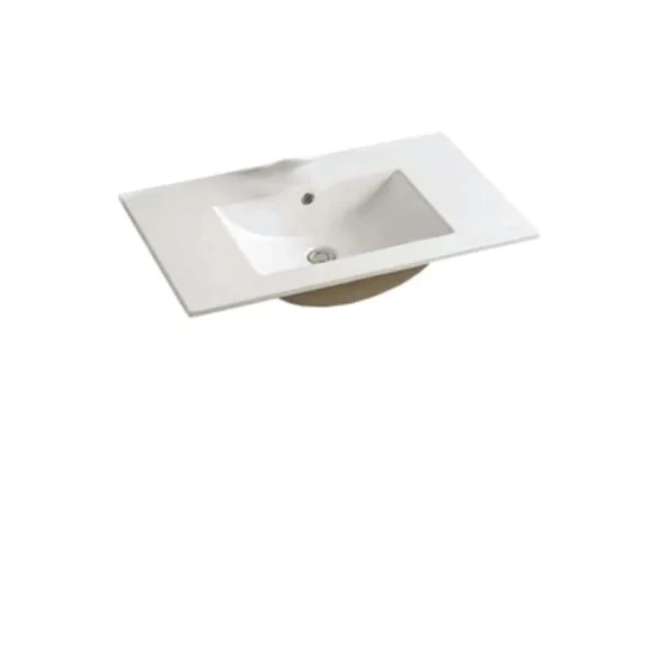 LAVABO LOZA Mesada para baño en Loza Blanca