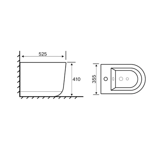 Burdeos - Bide 1 Perforación Blanco Brillo con transferencia